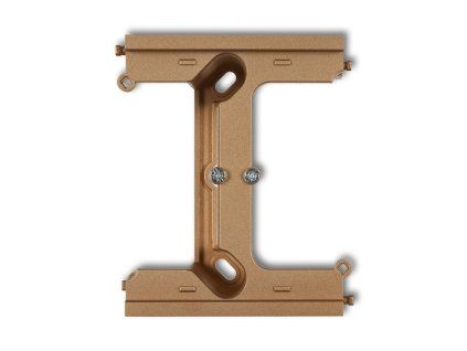 Single surface mounted box for multiple frames, "H" module