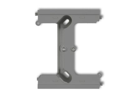 Single surface mounted box for multiple frames, "H" module