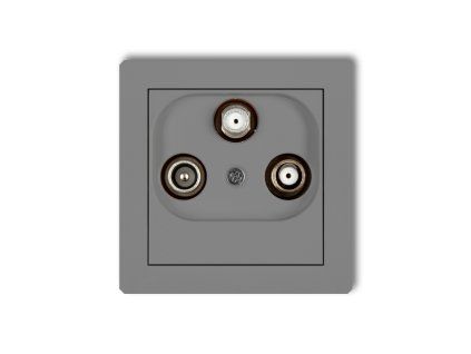 Tv/SAT with two satellite inputs socket mechanism