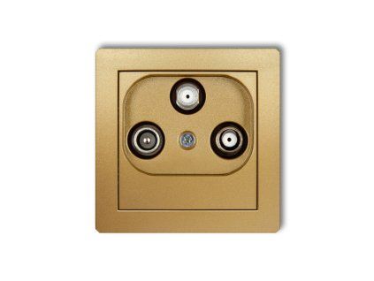 Tv/SAT with two satellite inputs socket mechanism