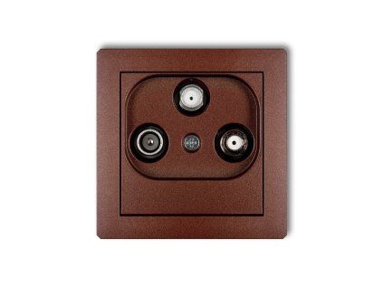 Tv/SAT with two satellite inputs socket mechanism