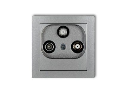 Tv/SAT with two satellite inputs socket mechanism