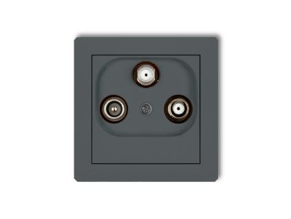 Tv/SAT with two satellite inputs socket mechanism