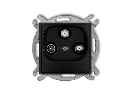 Tv/SAT with two satellite inputs socket mechanism