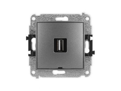 USB A-A 2.0 single socket mechanism