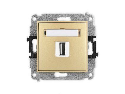 USB A-A 2.0 single socket mechanism
