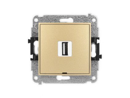 USB A-A 2.0 single socket mechanism