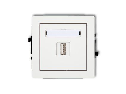 USB A-A 2.0 single socket mechanism