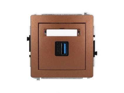 USB A-A 3.0 single socket mechanism