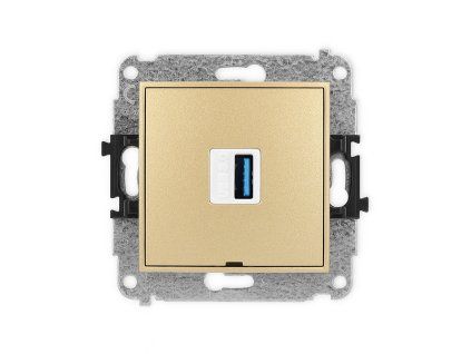 USB A-A 3.0 single socket mechanism