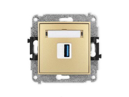 USB A-A 3.0 single socket mechanism
