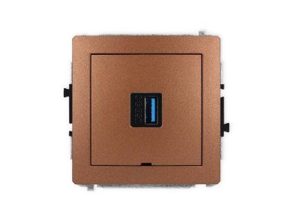 USB A-A 3.0 single socket mechanism