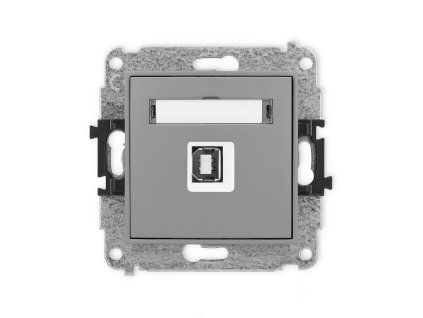 USB A-B 2.0 single socket mechanism