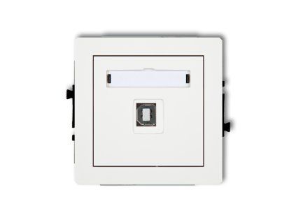 USB A-B 2.0 single socket mechanism