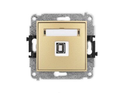 USB A-B 2.0 single socket mechanism
