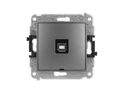 USB A-B 2.0 single socket mechanism