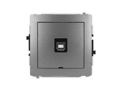 USB A-B 2.0 single socket mechanism