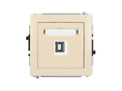 USB A-B 2.0 single socket mechanism