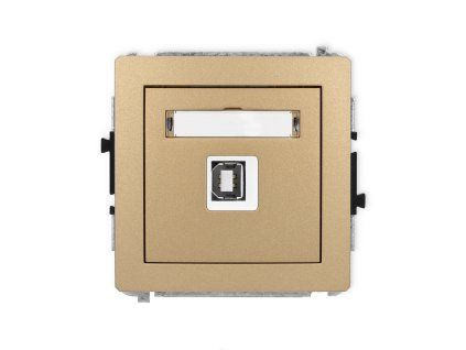 USB A-B 2.0 single socket mechanism