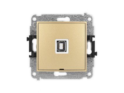 USB A-B 2.0 single socket mechanism
