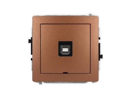 USB A-B 2.0 single socket mechanism