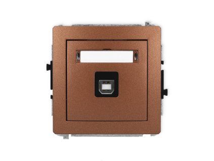 USB A-B 2.0 single socket mechanism