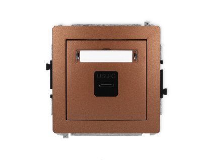 USB C-C 2.0 single socket mechanism