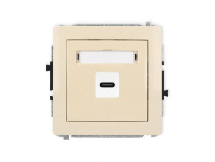 USB C-C 2.0 single socket mechanism