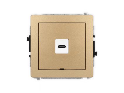 USB C-C 2.0 single socket mechanism