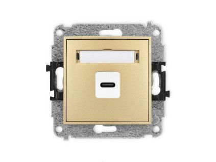 USB C-C 2.0 single socket mechanism
