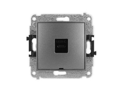 USB C-C 2.0 single socket mechanism
