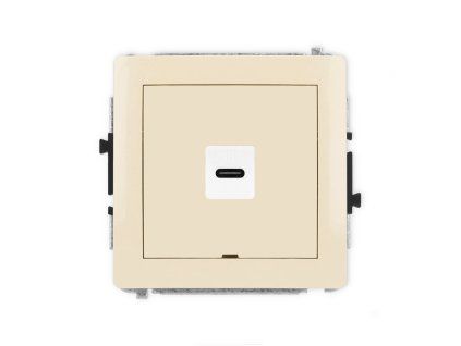 USB C-C 2.0 single socket mechanism