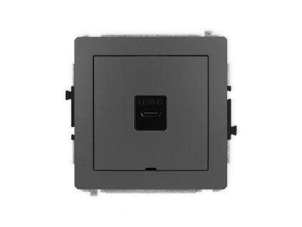USB C-C 2.0 single socket mechanism
