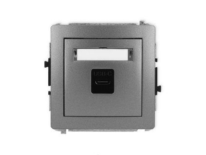USB C-C 2.0 single socket mechanism
