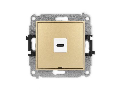 USB C-C 2.0 single socket mechanism