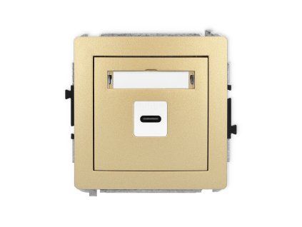 USB C-C 2.0 single socket mechanism