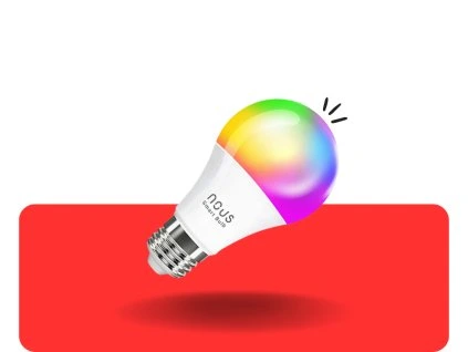 Nous P3 RGBW wifi žarovka E27