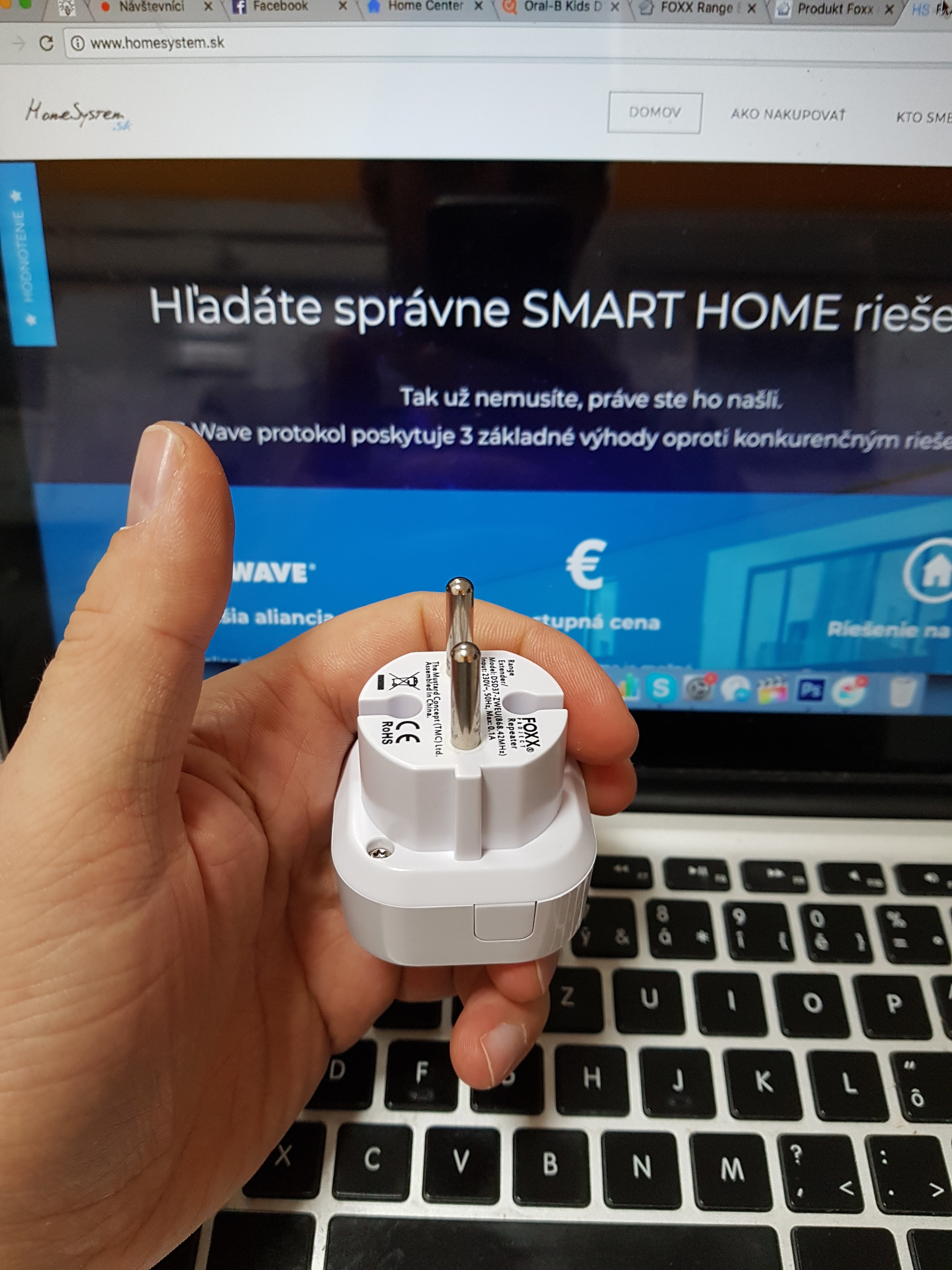 Foxx rozšírovač Z-Wave siete