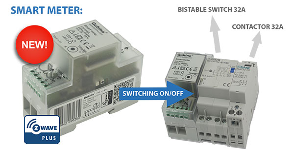 Stykač Iskra pre Smart Meter Qubino