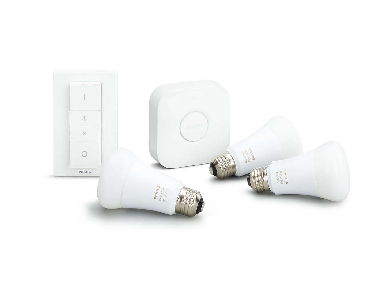 Philips Hue White Ambiance 9,5 W A60 Starter kit 3x