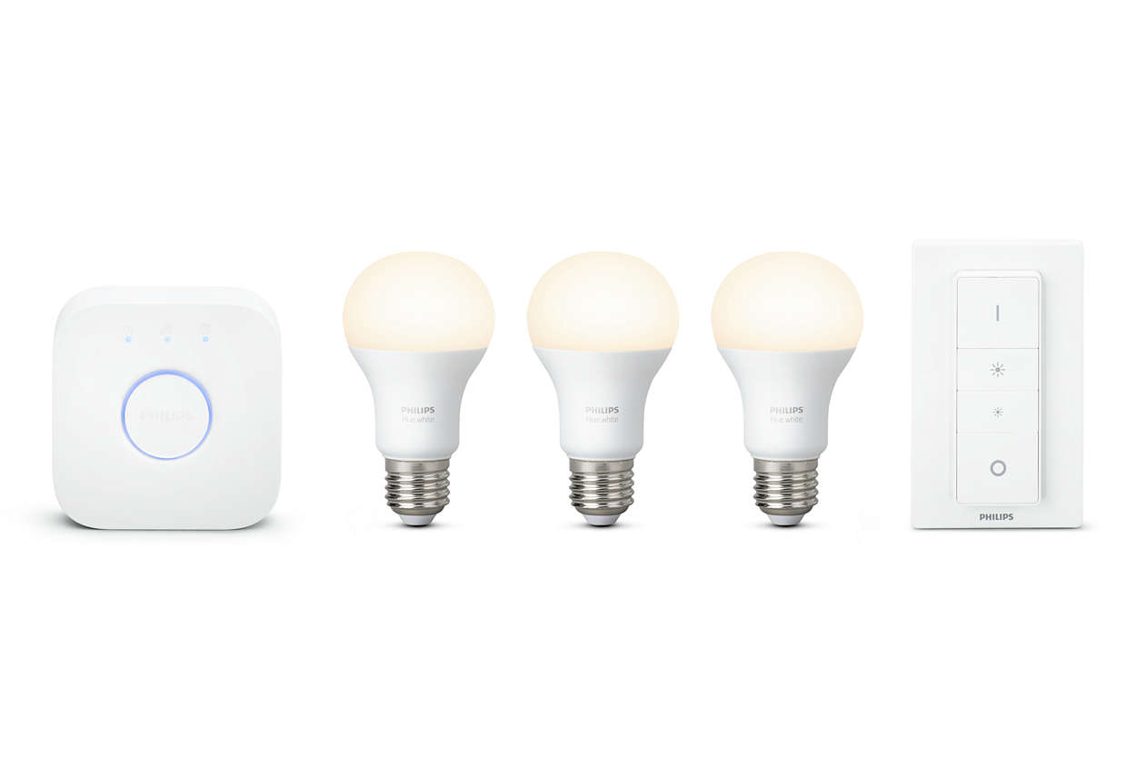 Philips Hue White 9 W A60 Starter kit 3x