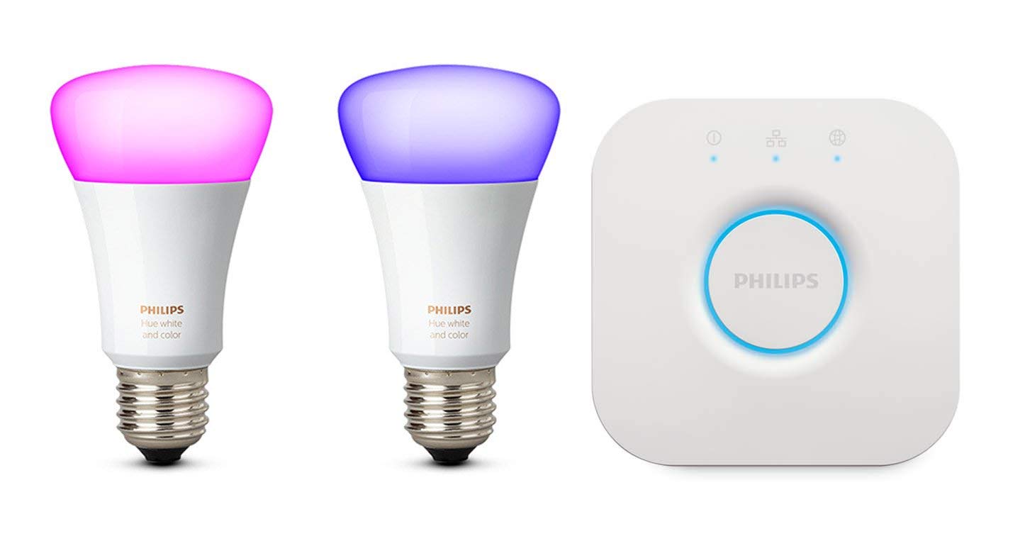 Philips Hue White and Color ambiance 10W E27 starter kit 2x