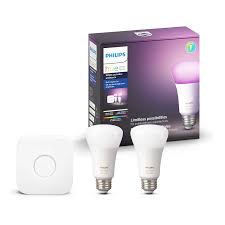 Philips Hue White and Color ambiance 10W E27 starter kit 2x