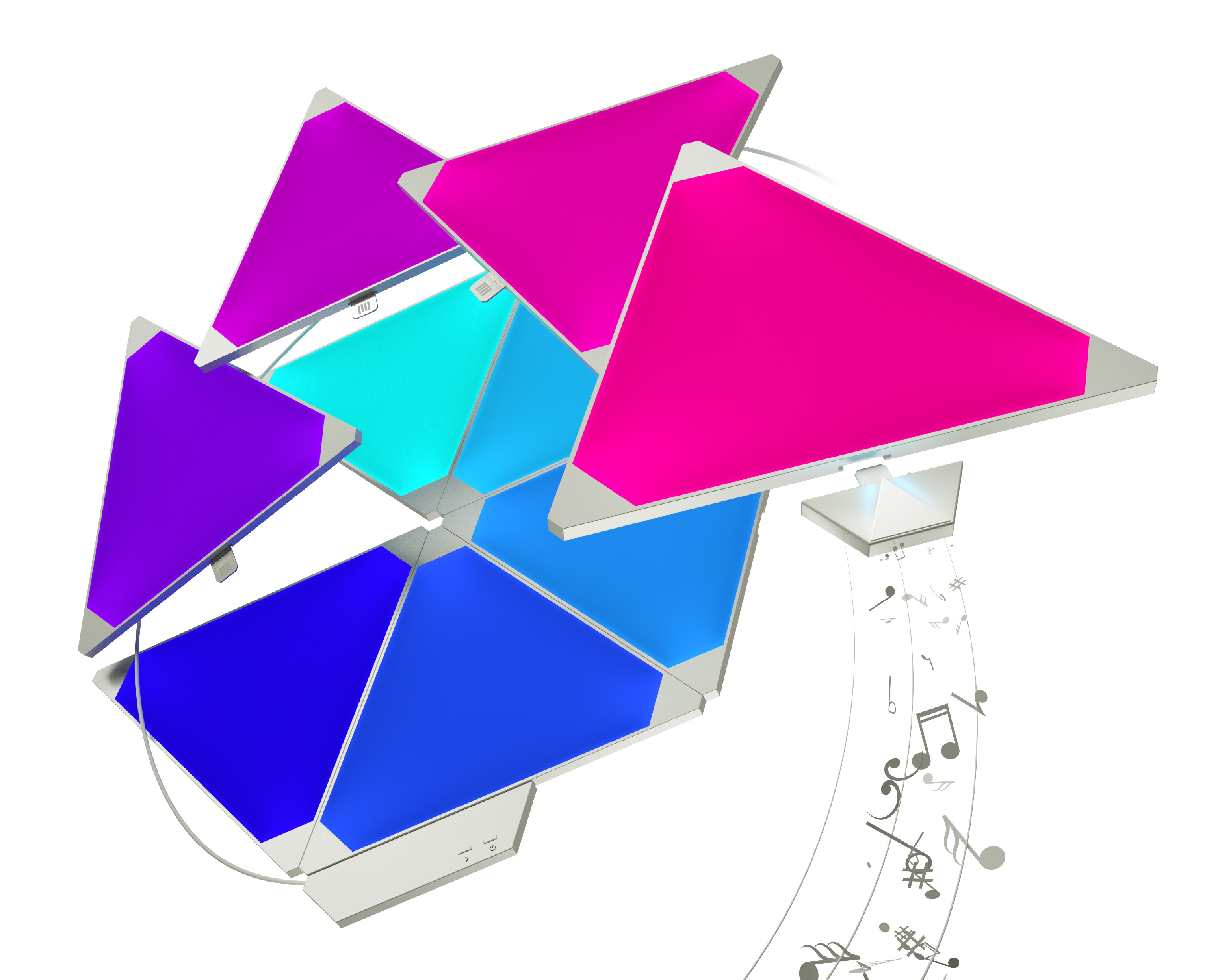 NanoLeaf RHYTM smarter kit 9