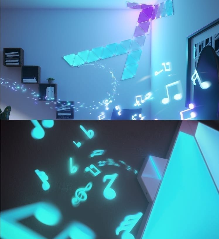 NanoLeaf RHYTM smarter kit 9