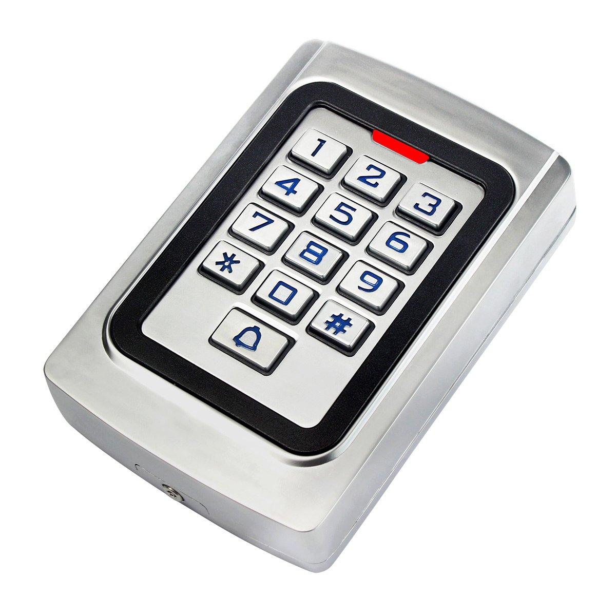 Samostatná vodeodolná kovová RFID klávesnica s krytím IP68 - varianta 2