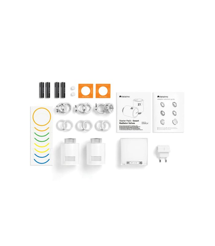 Inteligentné radiatorové hlavice Netatmo - Starter Pack
