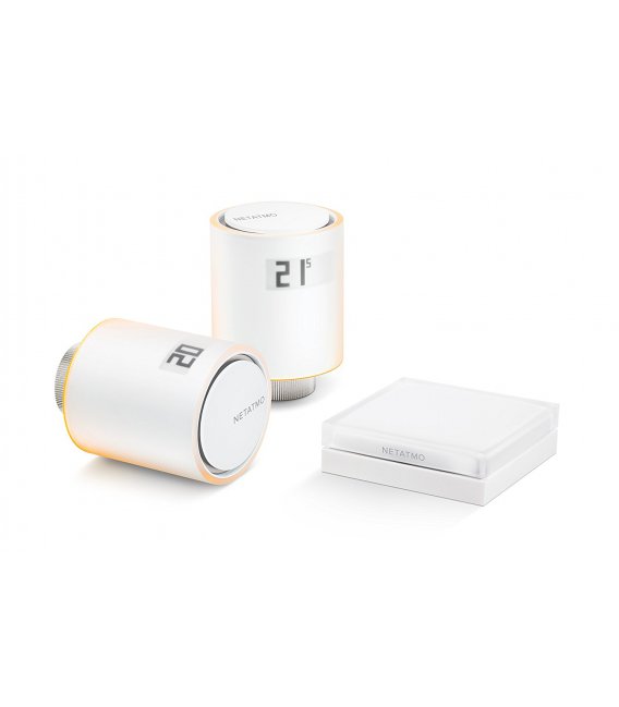 Inteligentné radiatorové hlavice Netatmo - Starter Pack