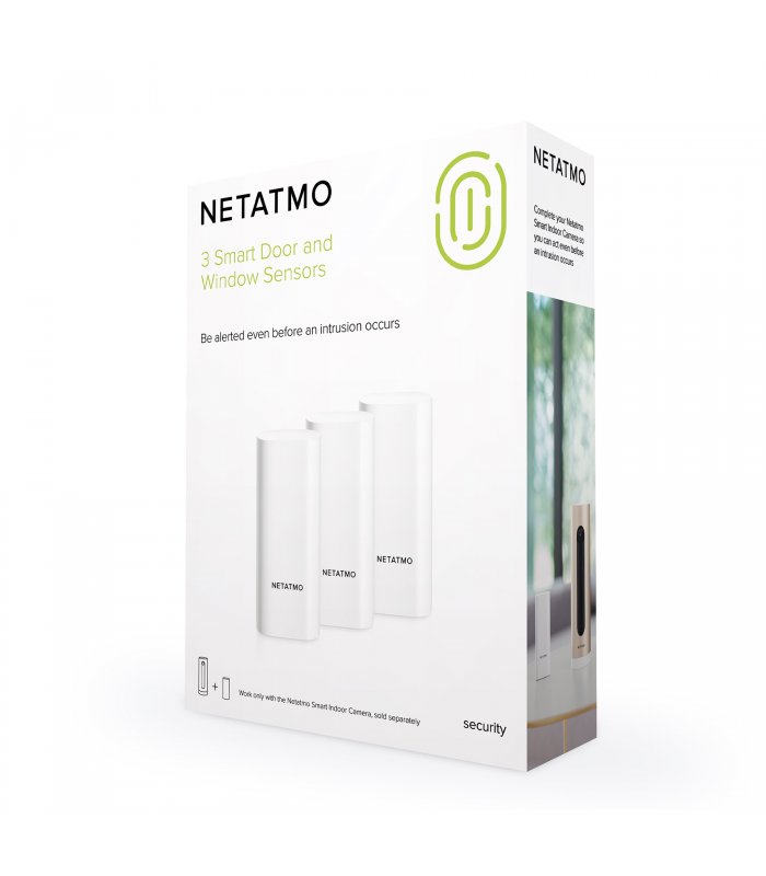 Netatmo Inteligentný senzor Dverí a Okien - 3 kusy