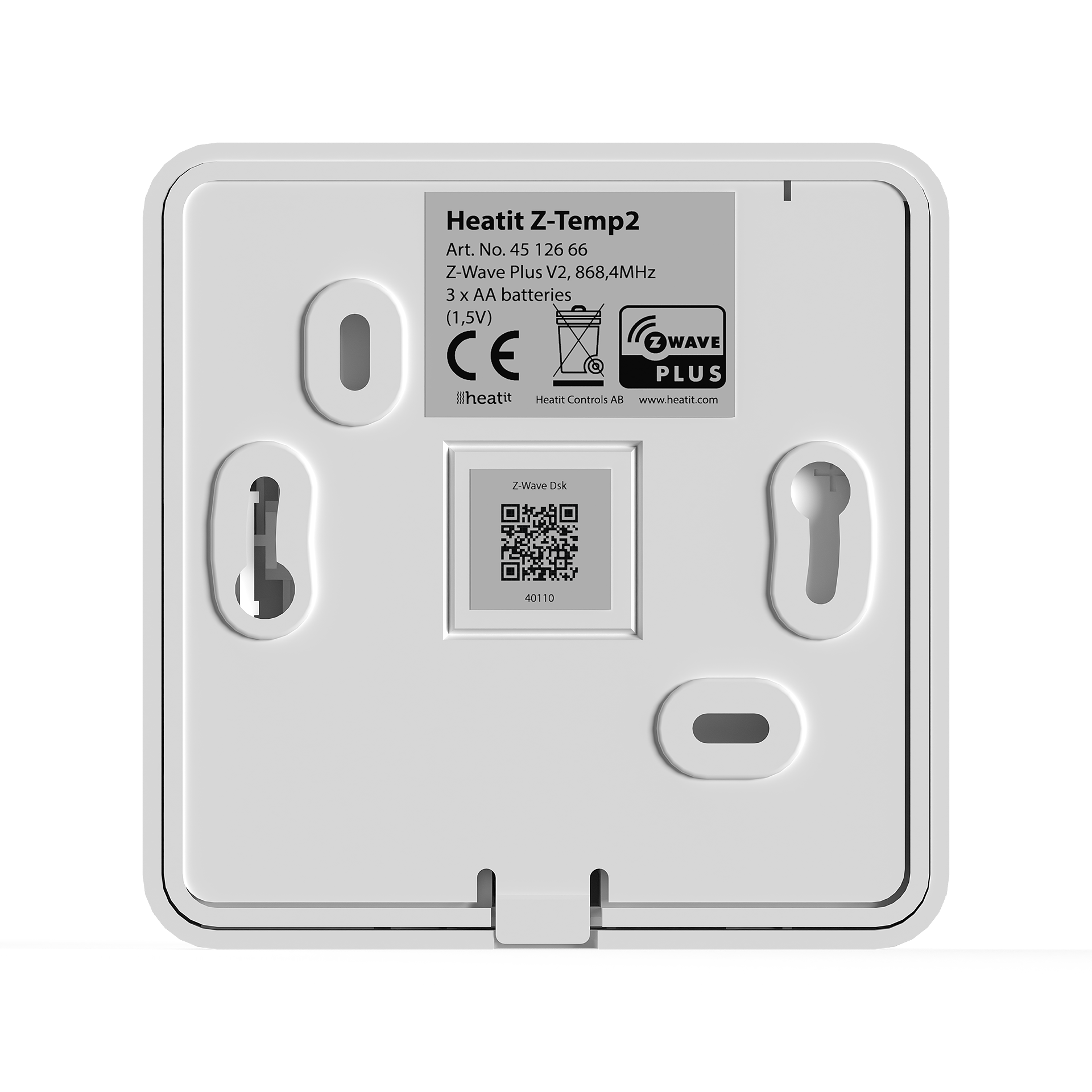 HeatIT Z-Temp2 termostat pre teplovodné kúrenie (Biela)